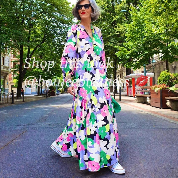 H&M Cotton Kaftan Dress - Picture 10 of 16